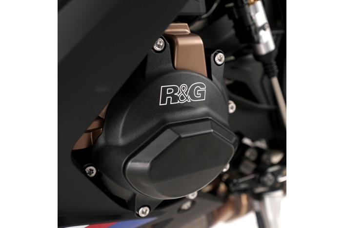 Couvre-carter gauche (alternateur) R&G RACING PRO noir