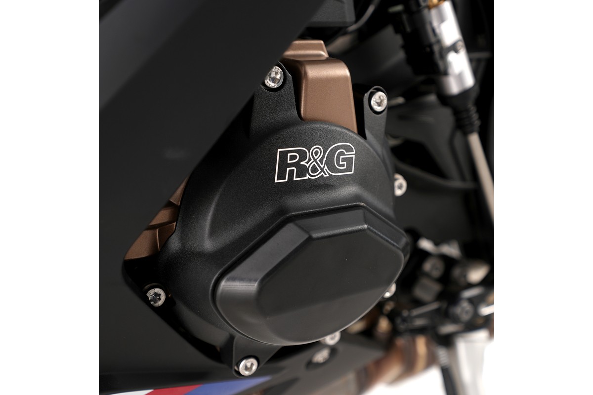 Couvre-carter gauche (alternateur) R&G RACING PRO noir