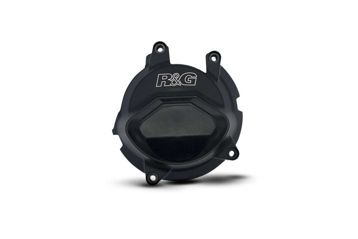 kit de couvre-carter moteur (alternateur/allumage/embrayage)  R&G RACING PRO noir