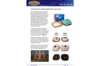 Filtre à air TWIN AIR kit Powerflow - 154215CN KTM