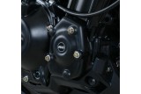 Couvre-carter droit (démarreur) R&G RACING noir Kawasaki Z900