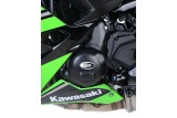 Couvre-carter gauche R&G RACING noir Kawasaki Z650