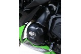 Couvre-carter gauche R&G RACING noir Kawasaki Z650