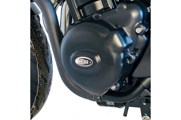Couvre-carter gauche R&G RACING noir Kawasaki Z900RS