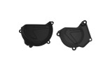 Protections de carters d'embrayage et d'allumage POLISPORT noir - Yamaha YZ250