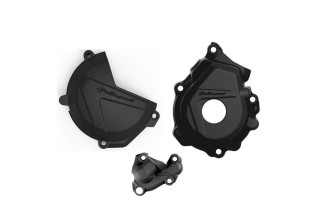 kit protection de carter d'embrayage, d'allumage et de pompe à eau POLISPORT - KTM 250 / 350 XC-F / SX-F