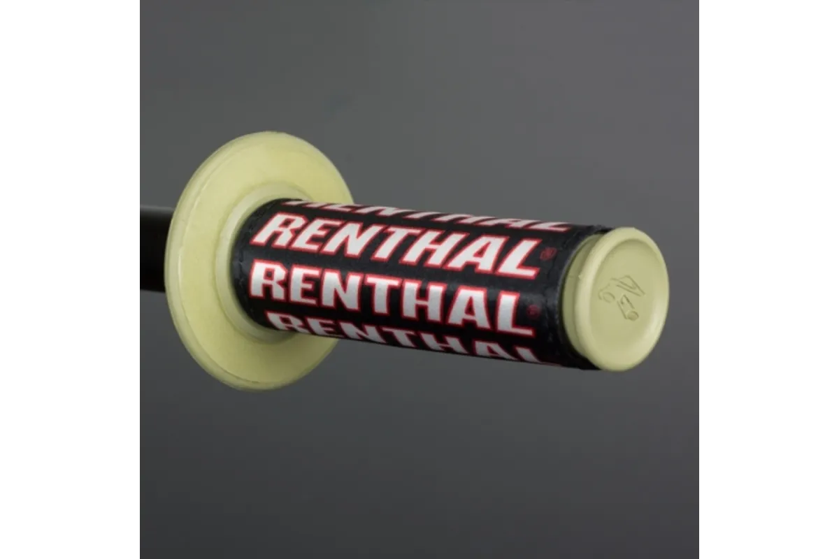 Protège-poignées RENTHAL Clean Grips noir/rouge