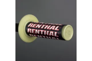 Protège-poignées RENTHAL Clean Grips noir/rouge