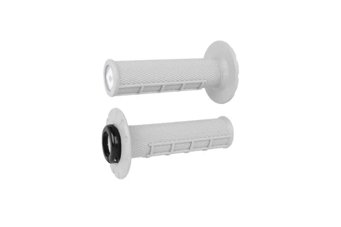 Rêvetements ODI ATV v2.1 Lock-On semi-gaufré - blanc/noir