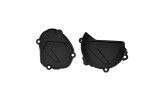 Protections de carters d'embrayage et d'allumage POLISPORT noir - Yamaha YZ125