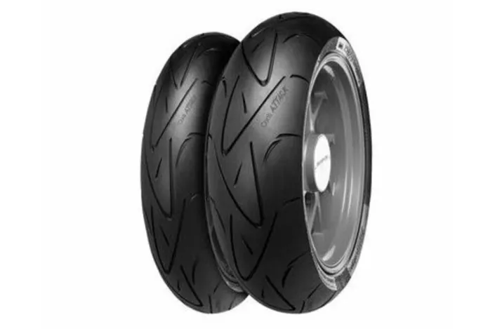 Train de pneus CONTINENTAL ContiSportAttack (120/70 ZR 17 + 190/50 ZR 17)