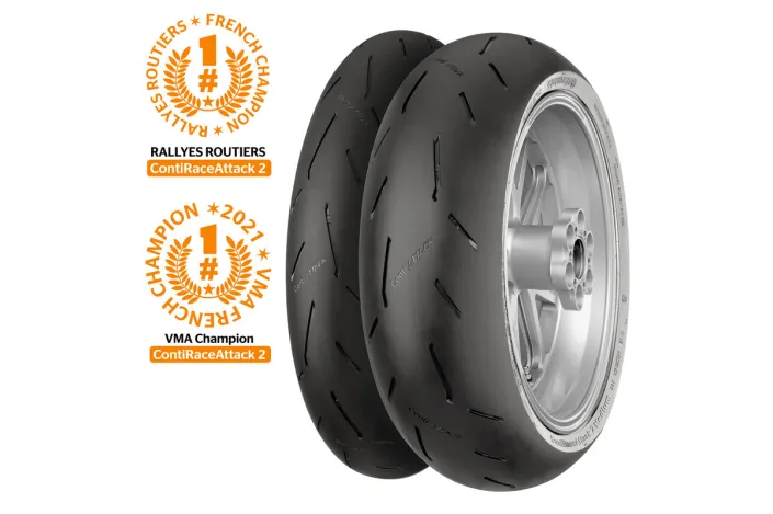 Pneu CONTINENTAL CONTIRACEATTACK 2 SOFT 120/70 ZR 17 M/C 58W TL