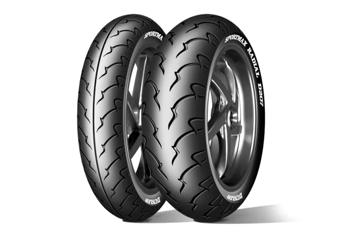 Pneu DUNLOP SX D207 180/55 ZR 18 M/C (74W) TL