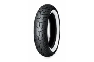 Pneu DUNLOP D401F WWW (HARLEY-D) Flancs Blancs Larges 100/90-19 M/C 57H TL