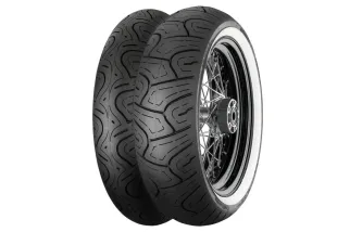 Pneu CONTINENTAL CONTILEGEND REINF WW Flancs Blancs 130/90-16 M/C 73H TL