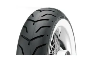 Pneu DUNLOP D407 SW (HARLEY-D) Flancs Blancs Fins 180/65 B 16 M/C 81H TL