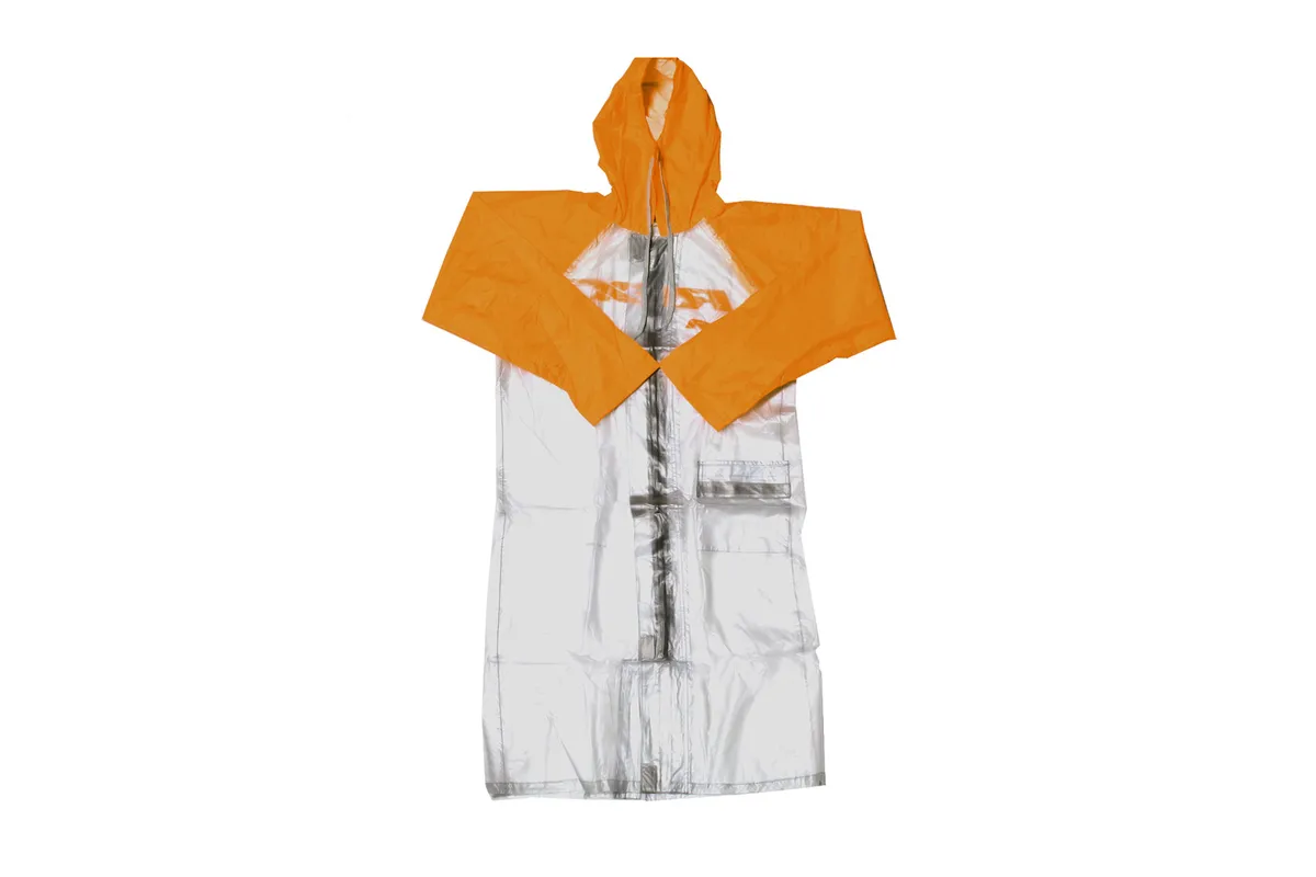 Imperméable long RFX Race (Transparent/ Orange) - taille 2XL