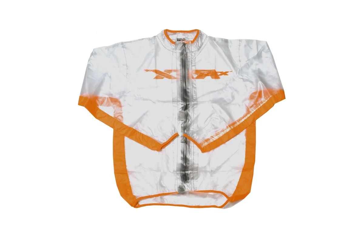 Veste de pluie RFX sport (Transparent/Orange) - taille 3XL