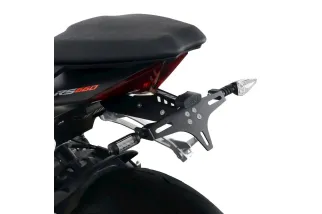 Support de plaque R&G RACING - noir Aprilia