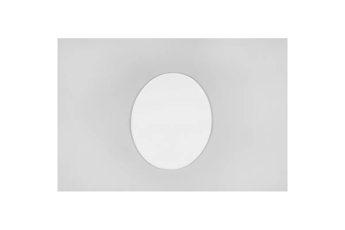 Plaque numéro frontale UFO Oval blanc