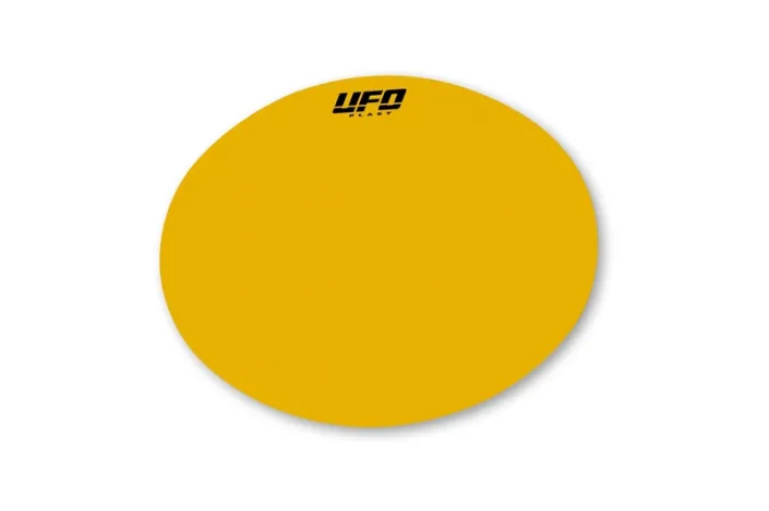 Planche adhésive ovale UFO jaune