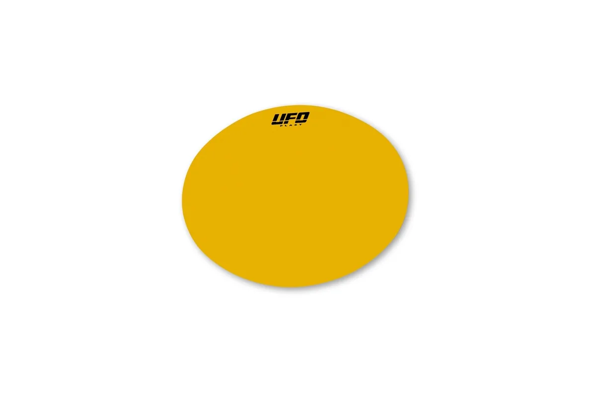 Planche adhésive ovale UFO jaune