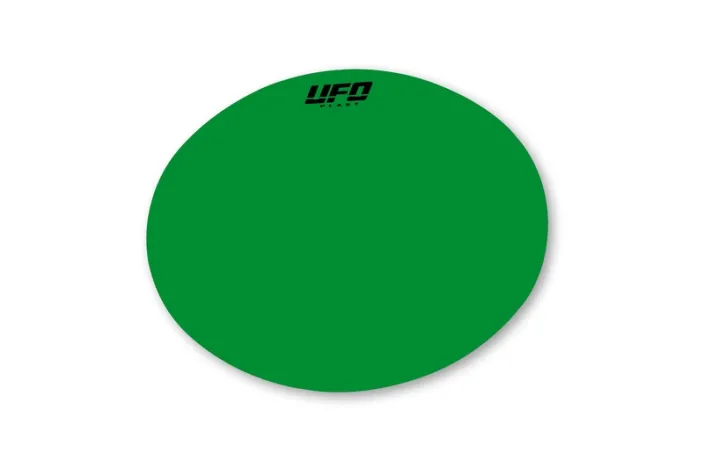 Planche adhésive ovale UFO vert