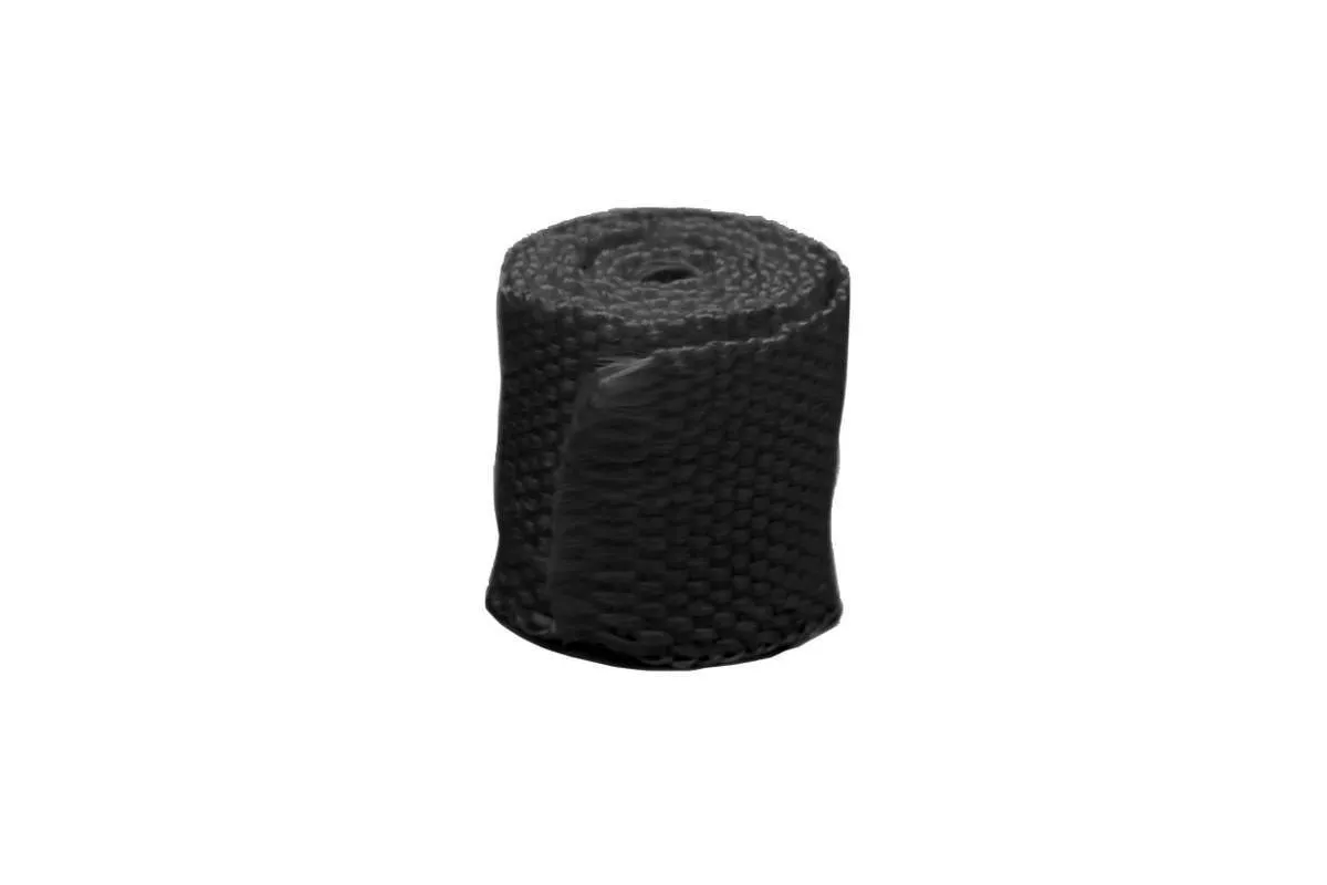 Bande thermique collecteur ACOUSTA-FIL 50mm x 7,5m 650°C noir