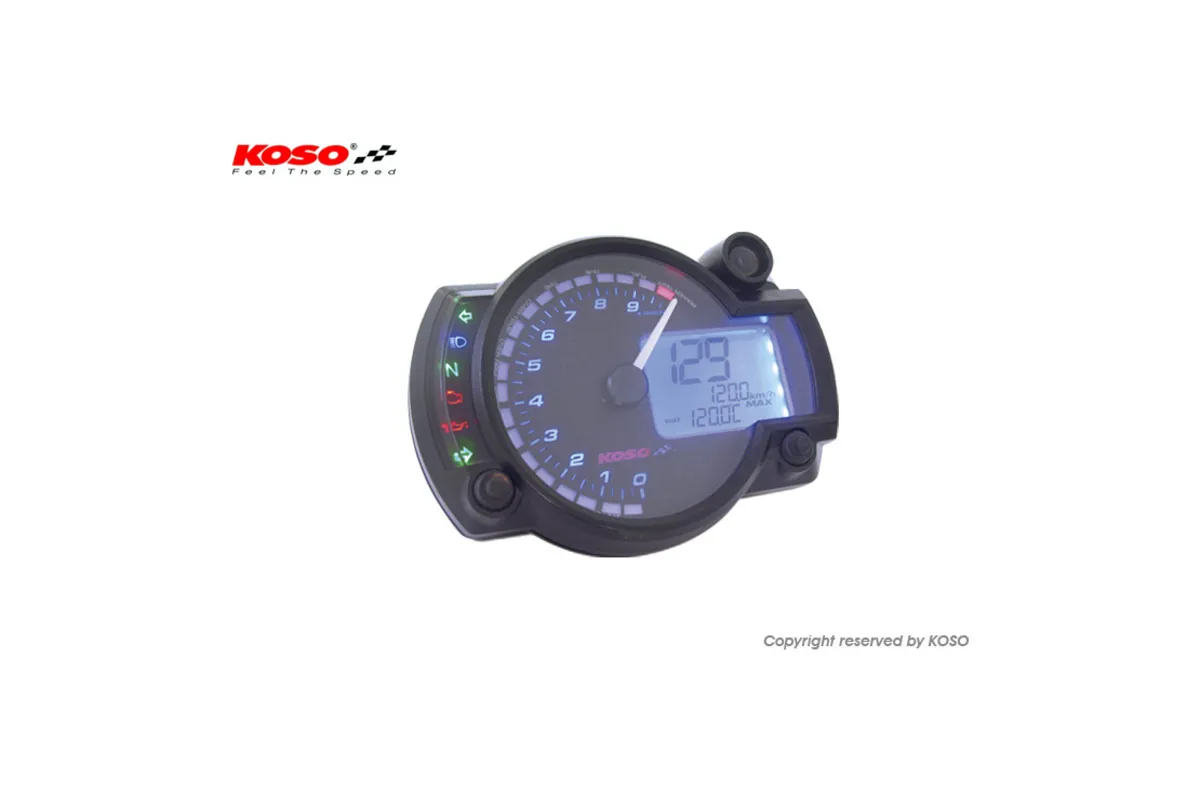 Compteur digital mutlifonctions KOSO RX2N+ GP Style universel