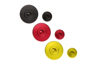 Jeu de bouchons de distribution de moteur RFX Pro (Noir) - Pour Suzuki RMZ250/450