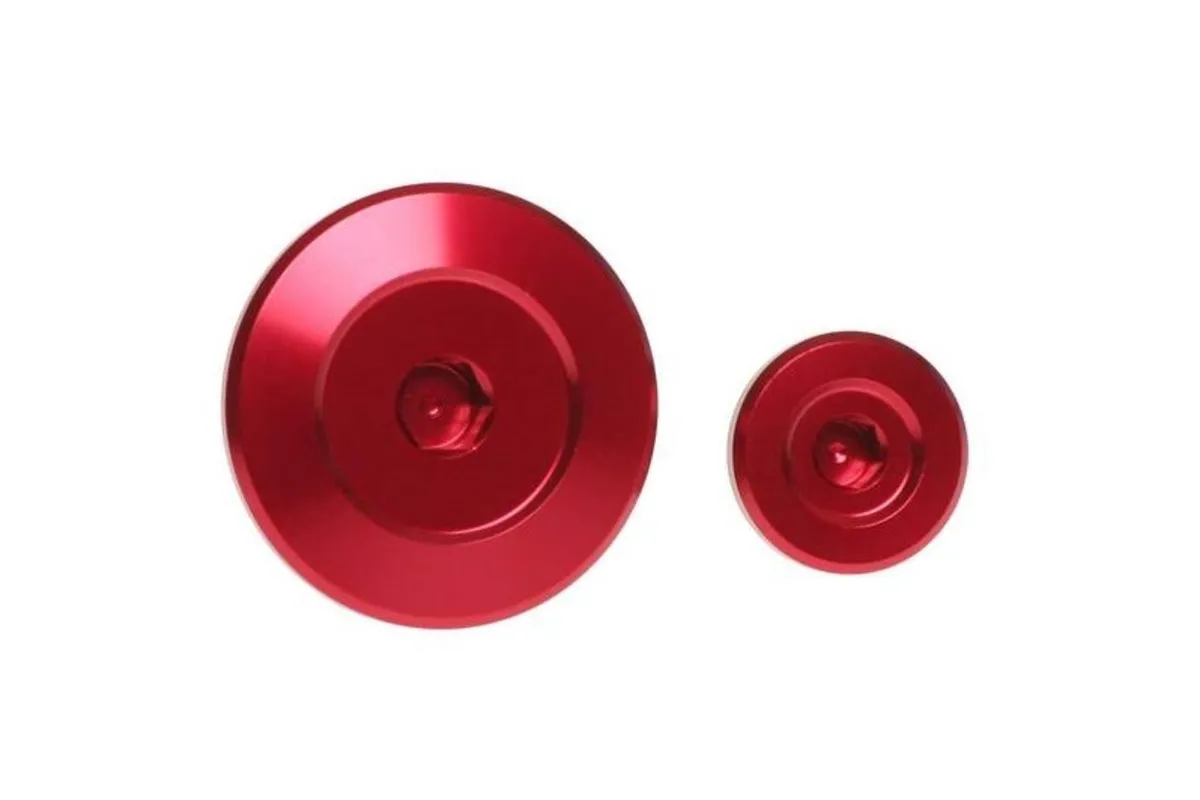 Jeu de bouchons de distribution de moteur RFX Pro (Rouge) - Suzuki RMZ250/450