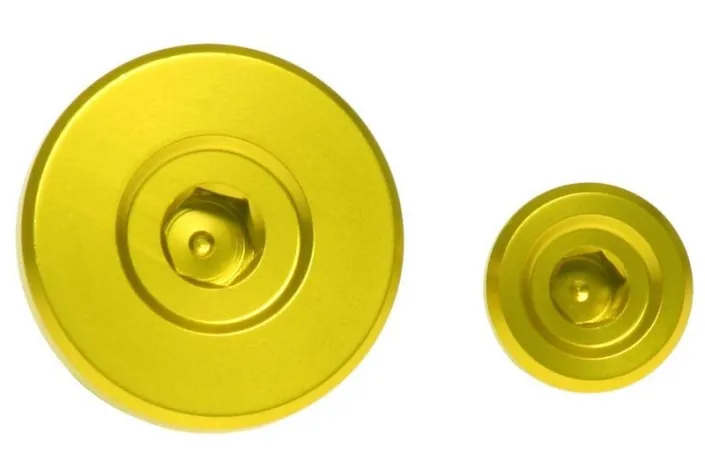 Jeu de bouchons de distribution de moteur RFX Pro (Jaune) - Suzuki RMZ250/450