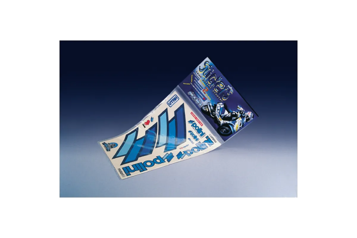 Kit deco POLINI Team Polini scooter contour noir