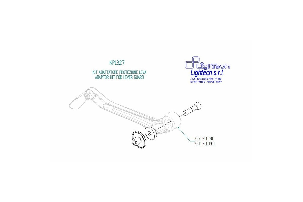 Adaptateur de protection de levier LIGHTECH - Unité