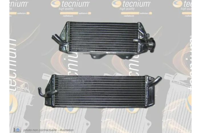 Radiateur gauche TECNIUM Oversize - Kawasaki KX250F