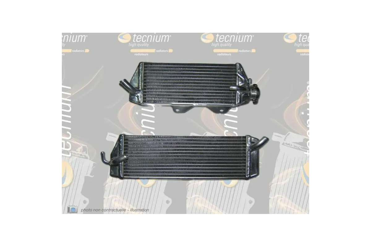 Radiateur gauche TECNIUM Oversize - Kawasaki KX250F