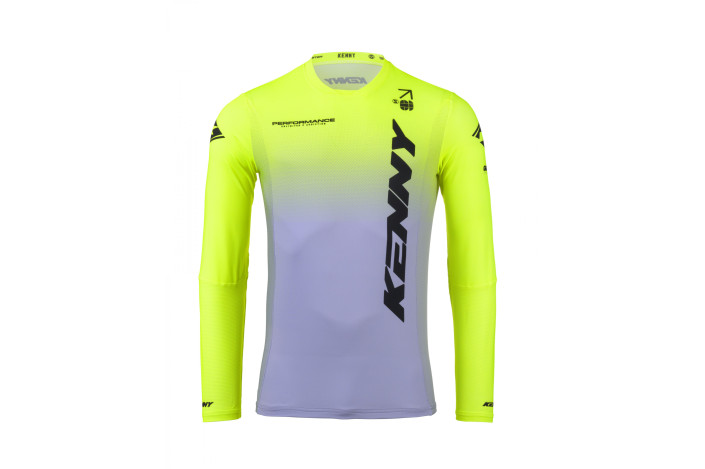 Maillot PERFORMANCE GRADIENT GREY NEON