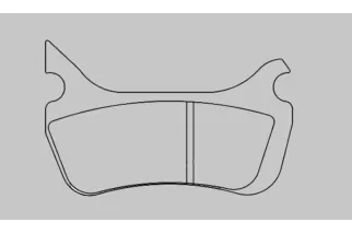 Plaquettes de frein BERINGER Enduro métal fritté - KIT1258SI