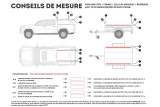 Kit de galerie Slimline II pour une remorque ou un hard top de Pick-Up avec rails d'origine/ 1255mm (l) X 1762mm (L)