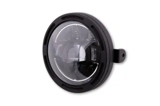 HIGHSIDER pro 5 3/4 inch LED headlight FRAME-R2 TYPE 10, black, side mount