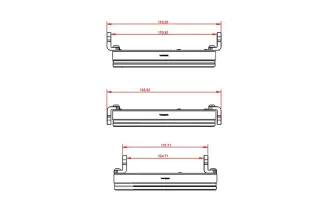 HIGHSIDER pro 5 3/4 inch LED headlight FRAME-R2 TYPE 10, black, side mount