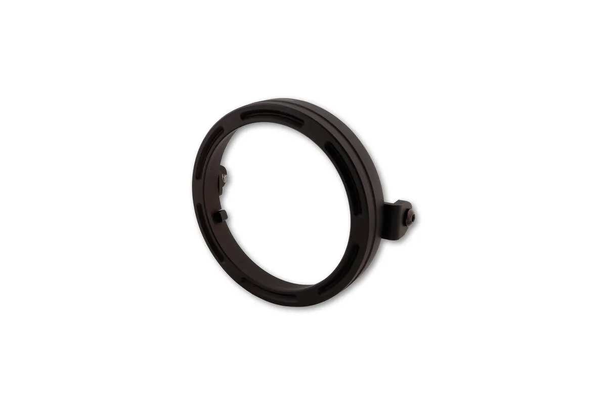 HIGHSIDER pro 7 inch CNC lamp holder ring FRAME-R1, black, side mount