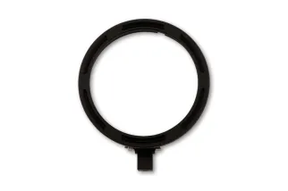 HIGHSIDER pro 5 3/4 inch CNC lamp holder ring FRAME-R2, black, bottom mount
