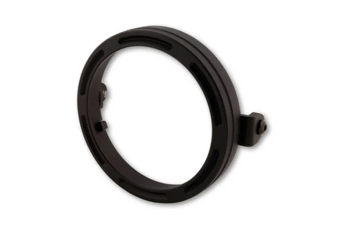 HIGHSIDER pro 5 3/4 inch CNC lamp holder ring FRAME-R2, black, side mount