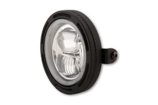 HIGHSIDER pro 5 3/4 inch LED headlight FRAME-R2 TYPE 7, black, side mount