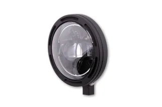 HIGHSIDER pro 5 3/4 inch LED headlight FRAME-R2 TYPE 10, black, bottom mount