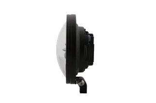 HIGHSIDER pro 7 inch LED headlight FRAME-R1 TYPE 11, black, bottom mount