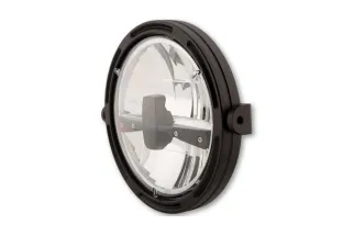 HIGHSIDER pro 7 inch LED headlight FRAME-R1 TYPE 3, black, side mount