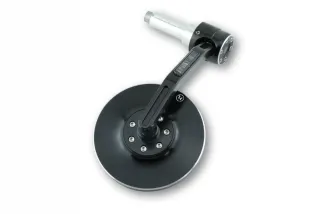 Rétroviseur d'embout de guidon HIGHSIDER pro Conero avec clignotant LED - noir - l'unité