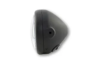 HIGHSIDER pro 5 3/4 inch LED headlight PECOS TYPE 6, matt black, with TFL, side mount